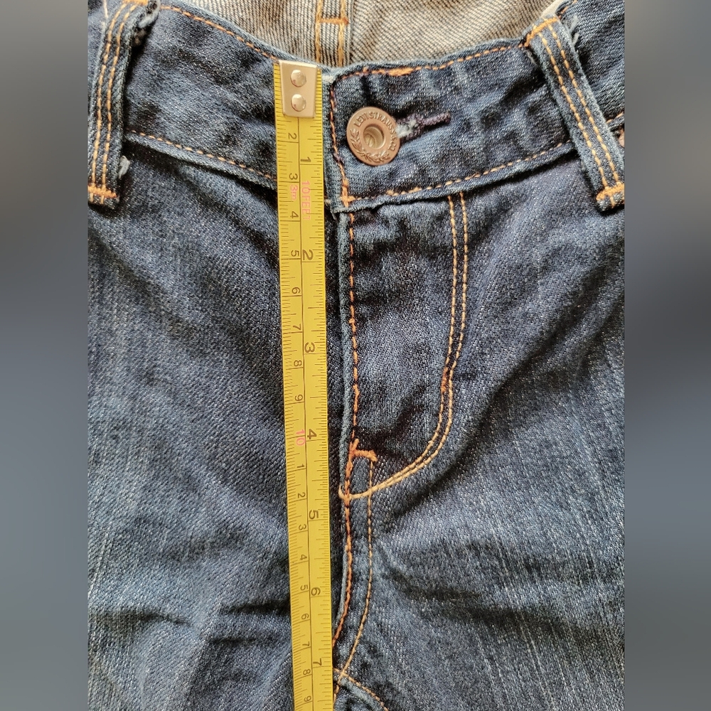 Levi's signature straight blue jeans Women's sz 0 / 25 - Picture 4 of 8